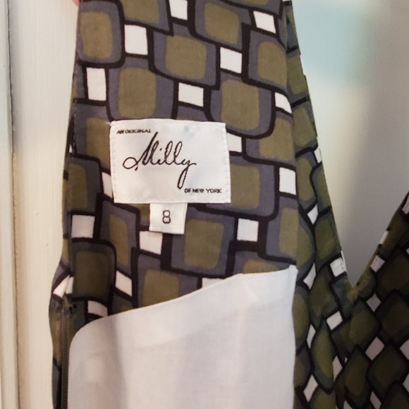 Milly of New York Retro Geometric Dress - Picture 7 of 8